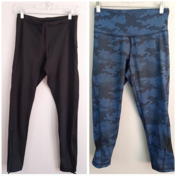 Champion Pants - Champion Black Skinny & Blue Camo Leggings Bundle